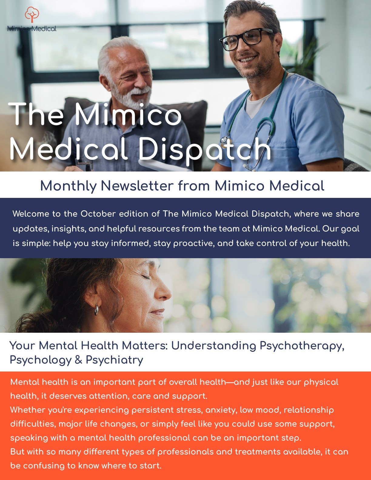 Cover of The Mimico Medical Dispatch, October 2026